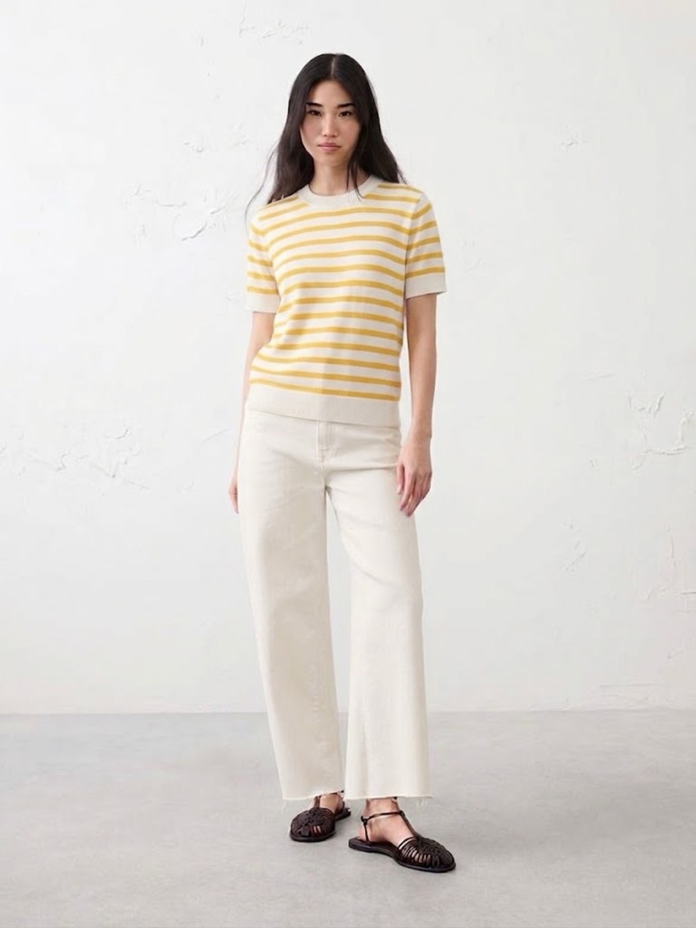 Banana Republic Striped Forever Sweater T-Shirt